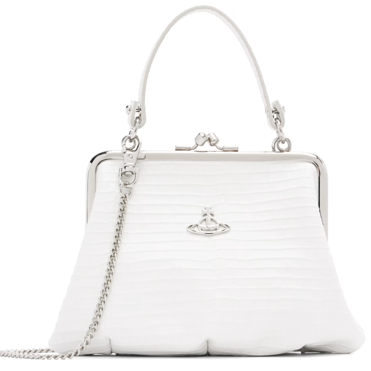 Vivienne Westwood 白色 Granny Frame 手提包