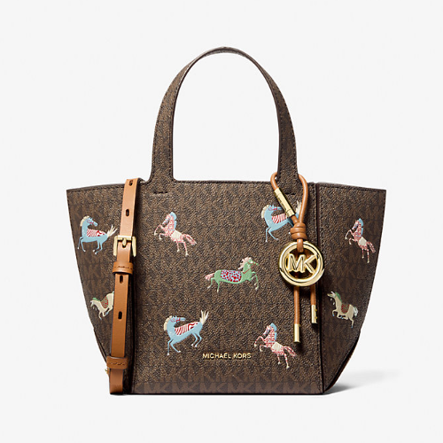 马年限定！Michael Kors Jordi 小号老花托特包