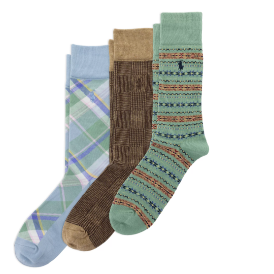 上新！Polo Ralph Lauren 拉夫劳伦袜子*3