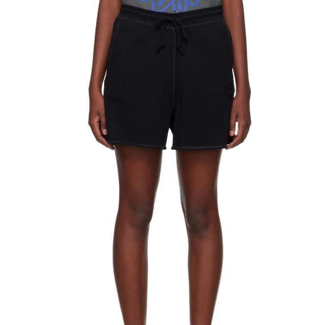 GANNI 黑色 Isoli 短裤