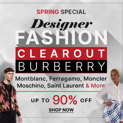 Jomashop：春季大促！多款降价清仓 入 Ferragamo、Burberry、拉夫劳伦等