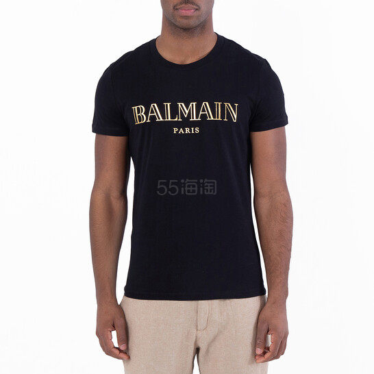 Balmain 压纹Logo棉质T恤