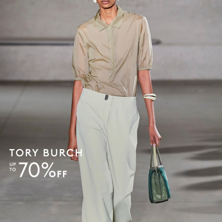 THE OUTNET 港站：Tory Burch 专场来袭！迷你衬衫裙HK$1749 Fleming 链条单肩包HK$3472