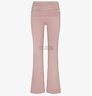 SKIMS x NIKE 粉色修身喇叭裤