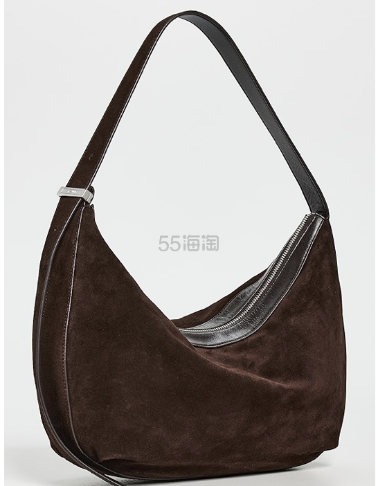 Staud Demy 大号麂皮肩包