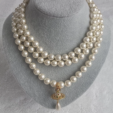 LN-CC：Vivienne Westwood 西太后上新热卖 入粉珍珠手链、水晶土星耳钉等