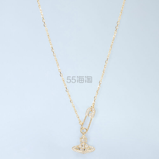 Vivienne Westwood 西太后 Lucrece 回形针 土星吊坠项链