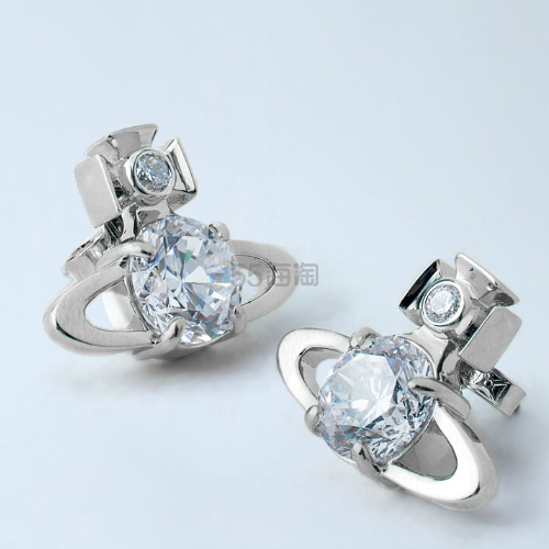 Vivienne Westwood 西太后 Reina 水晶土星耳环