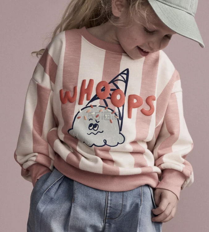 Otter Avenue 冰淇淋条纹卫衣