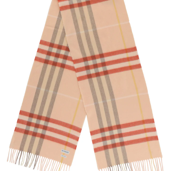 Burberry 巴宝莉格纹羊绒围巾