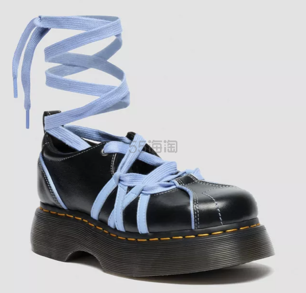 Dr Martens Buzz 绑带芭蕾舞鞋