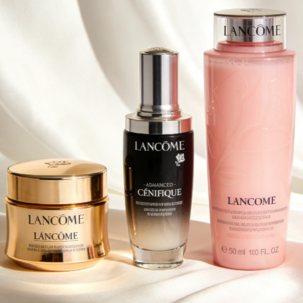 Lancome 兰蔻美网：换季护肤 入小黑瓶系列、菁纯系列、粉水系列等