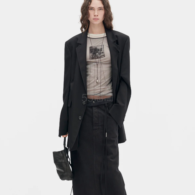 舒淇同款！Ann Demeulemeester 飘带西装外套