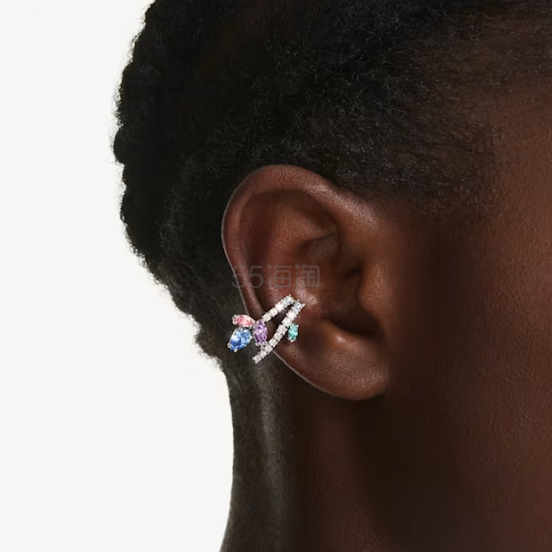 Swarovski 施华洛世奇 x A妹联名 彩色水晶耳夹