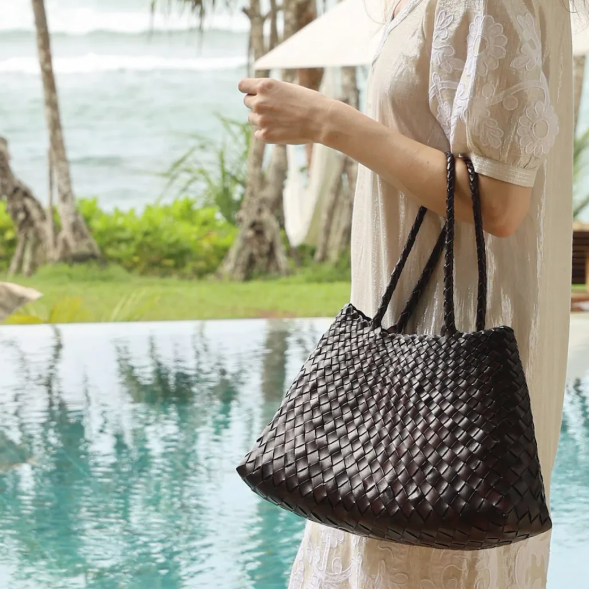 SSENSE：Dragon Diffusion 手工编织包  法式慵懒风轻松拿捏