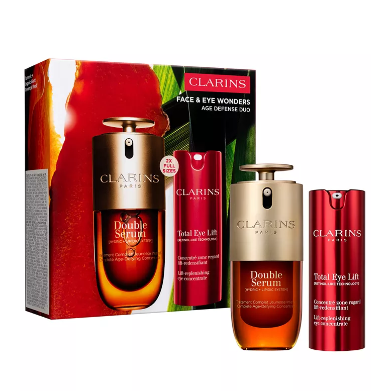 满赠好礼 Clarins 娇韵诗双萃护肤套装