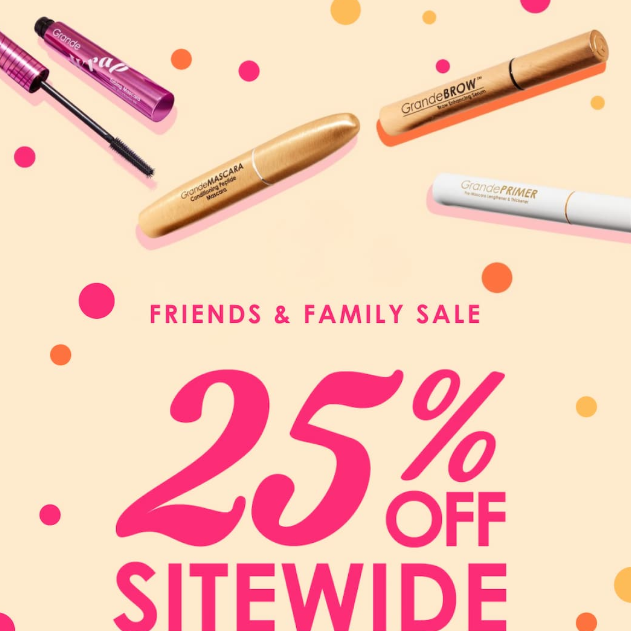 Grande Cosmetics：亲友会大促！入睫毛增长液