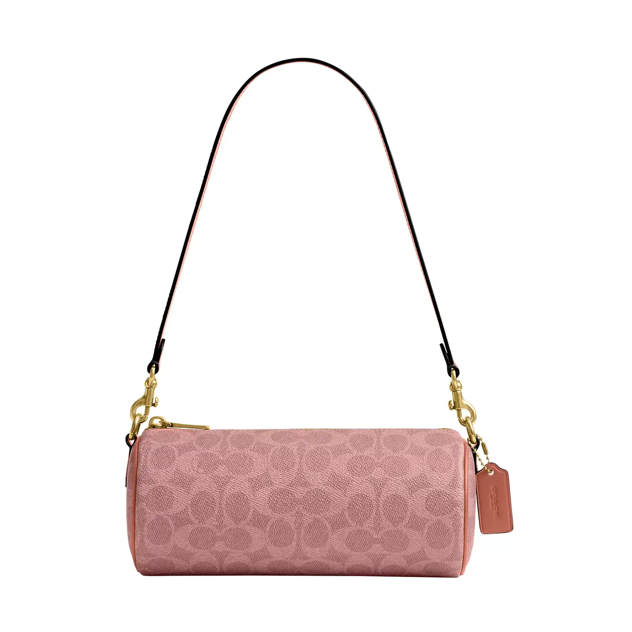 Coach 蔻驰 Barrel 22 粉色老花单肩包