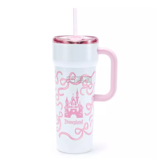 Disney Store 24 盎司不锈钢星巴克®旅行保温杯，带吸管