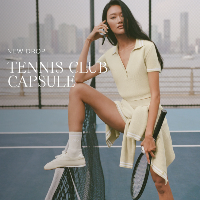 Alo Yoga：网球控必入！舒适穿搭 取悦自己