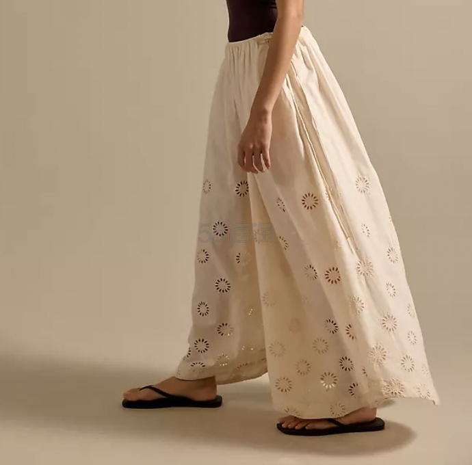 Free People 蕾丝阔腿裤