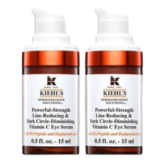 难得参加！Kiehl's  VC黑眼圈眼精华 双瓶 15ml*2