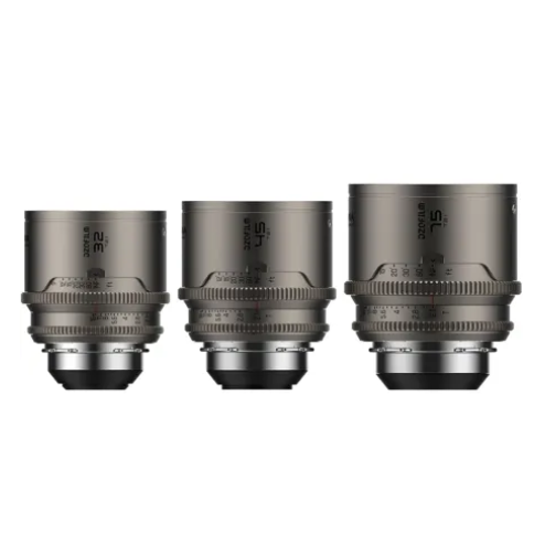 DZOFILM Arcana T2.1 混合型 1.5倍变形定焦镜头（PL卡口）—— 钛合金三镜头套装