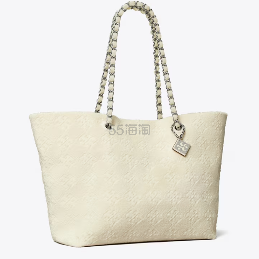 库存紧！Tory Burch Ella Terry 链条托特包