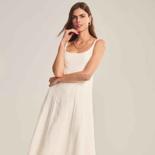 Velvet Austen 亚麻连衣裙