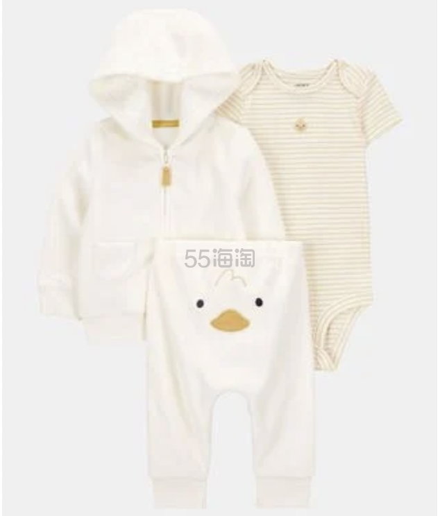 Carter's 鸭鸭三件套