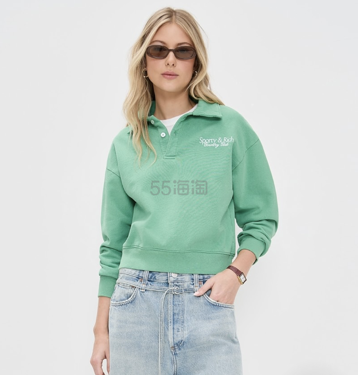 Sporty & Rich SR Country Club Polo 卫衣