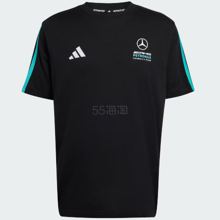Adidas 阿迪达斯 F1赛车奔驰车队印花圆领T恤
