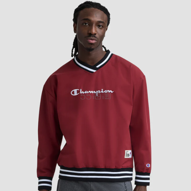 Champion 冠军 Gridiron V领卫衣