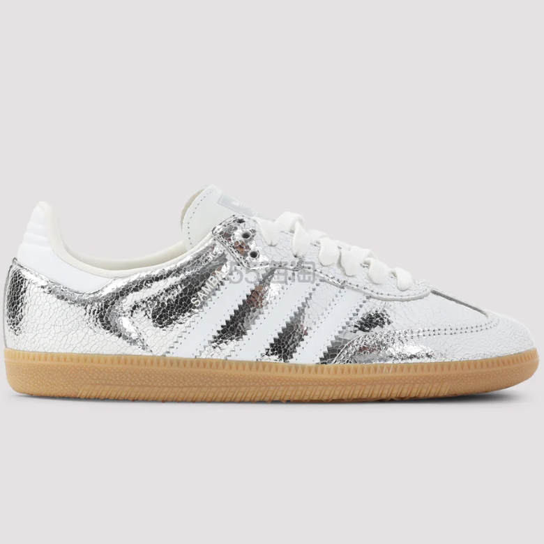 Adidas 阿迪达斯 Samba 银色运动鞋