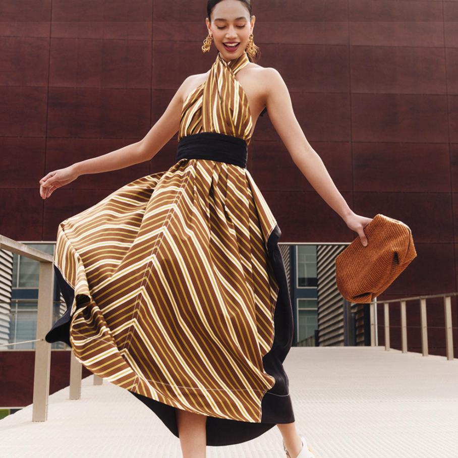 THE OUTNET 港站：春日裙装狂欢 Maje 褶饰碎花连衣裙HK$968、Zimmermann 波点雪纺裙HK$3539