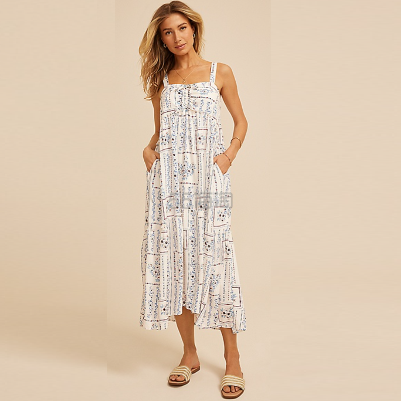 maurices 吊带长裙