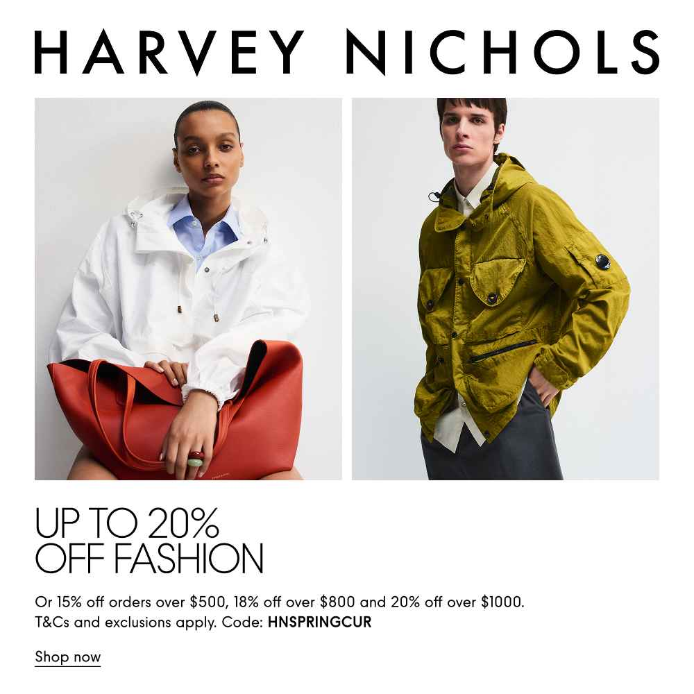 Harvey Nichols US：时尚多买多省！入手西太后、On、阿迪达斯等