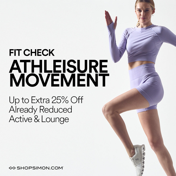 Shop Simon：运动热卖！入手 Adidas、Lululemon、耐克等