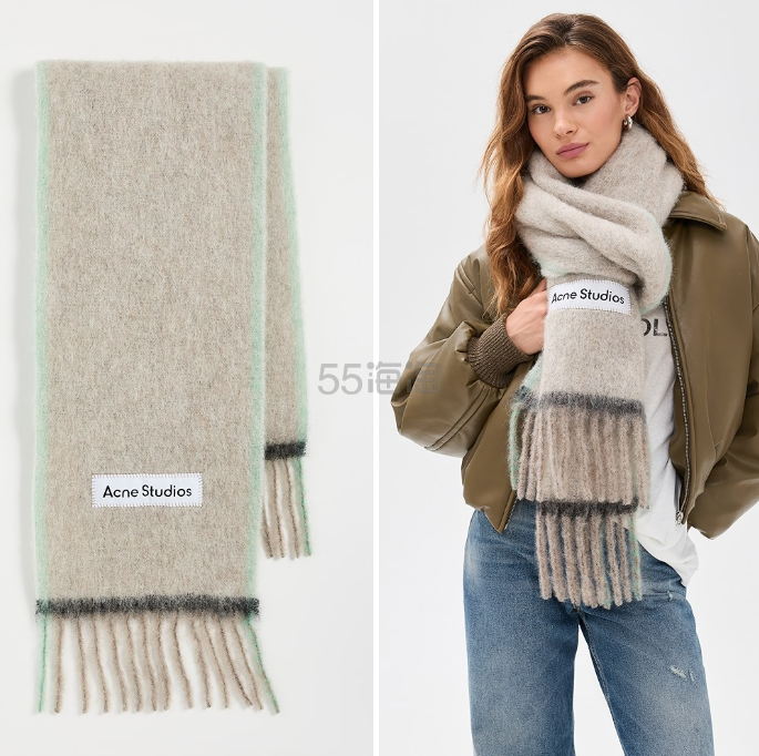 Acne Studios Vally 纯色围巾