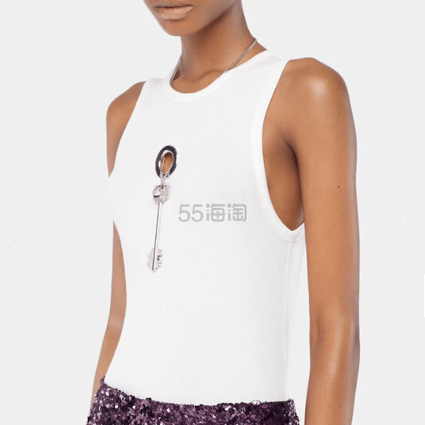 Rabanne 纯色背心