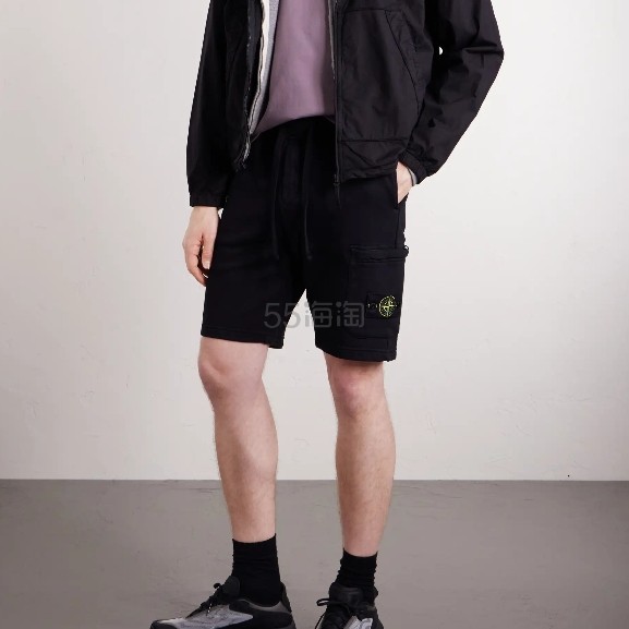 STONE ISLAND 石头岛徽标短裤