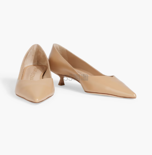 STUART WEITZMAN Eva 35 皮质浅口鞋