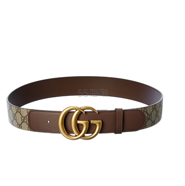 GUCCI 古驰 双G扣GG Supreme 腰带
