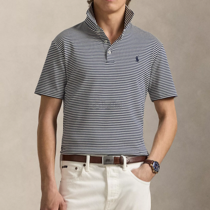 Polo Ralph Lauren 拉夫劳伦条纹Polo领短袖