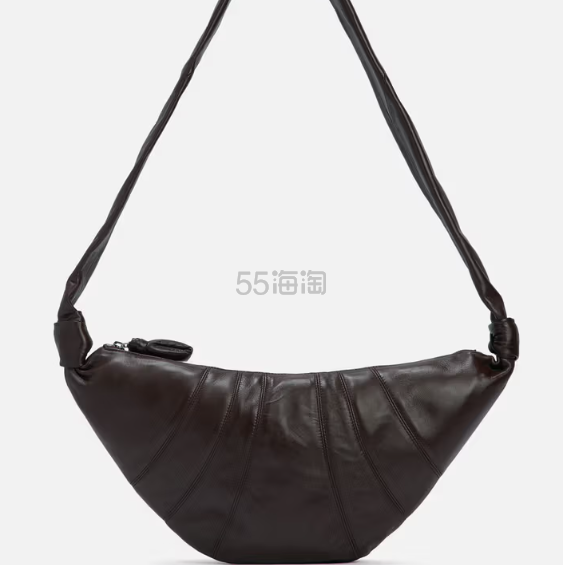Lemaire 中号羊皮黑巧牛角包
