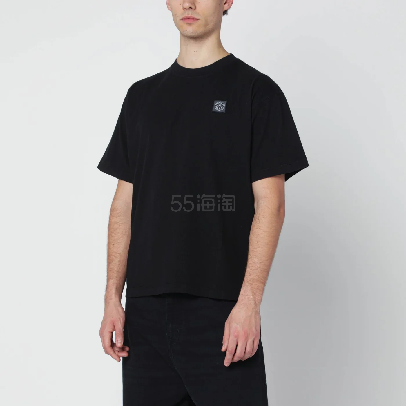 Stone Island 石头岛徽标黑色短袖