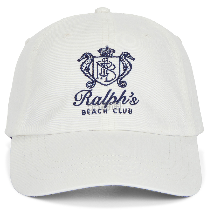 Polo Ralph Lauren 棉质斜纹新颖款 Ralph's Beach Club 运动帽