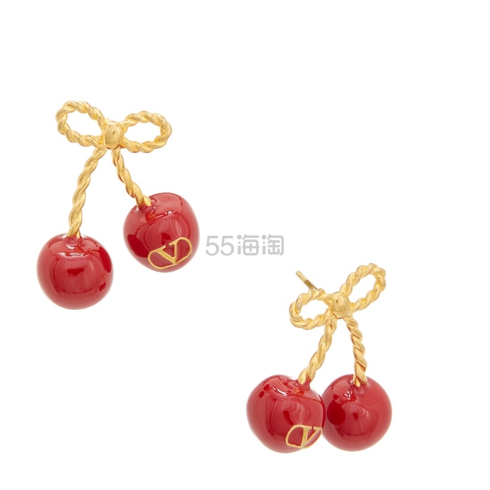 杨紫同款！Valentino 樱桃耳钉