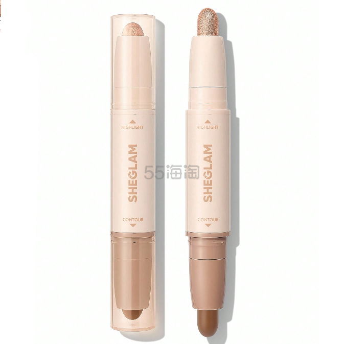 满$25享额外7.5折！SHEGLAM 二合一 修容高光笔