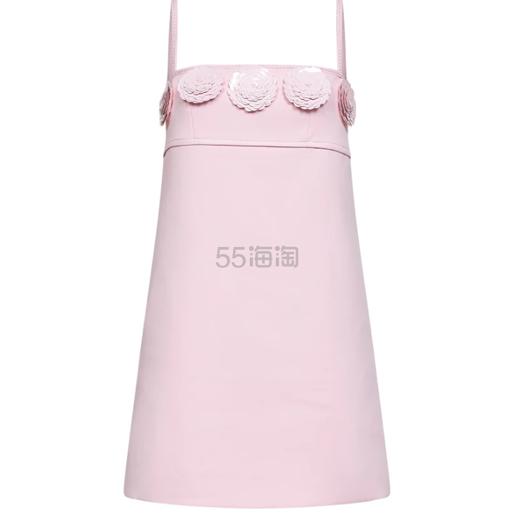 Self-Portrait 3D亮片花卉吊带裙